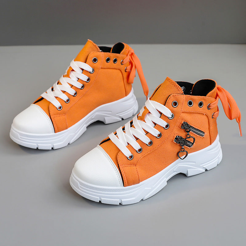 Women's Stylish Chunky Canvas Sneakers